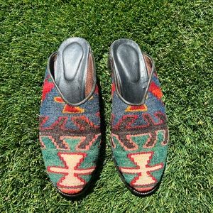 Barely worn vintage mules from Turkey